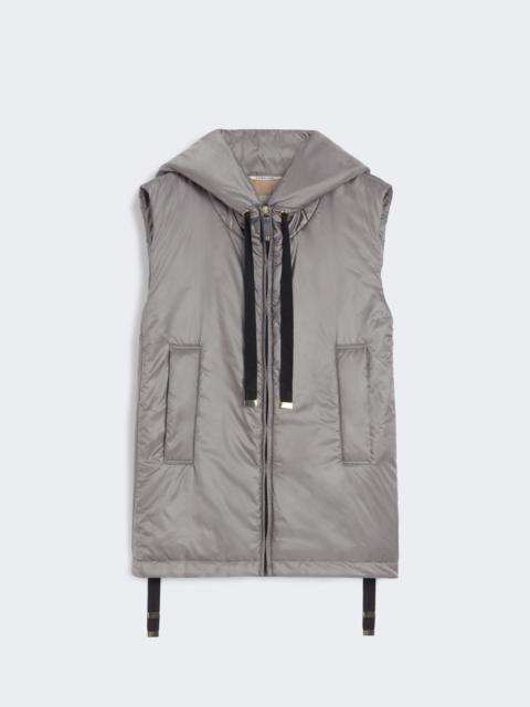 GREENGO Padded, hooded gilet in water-repellent canvas