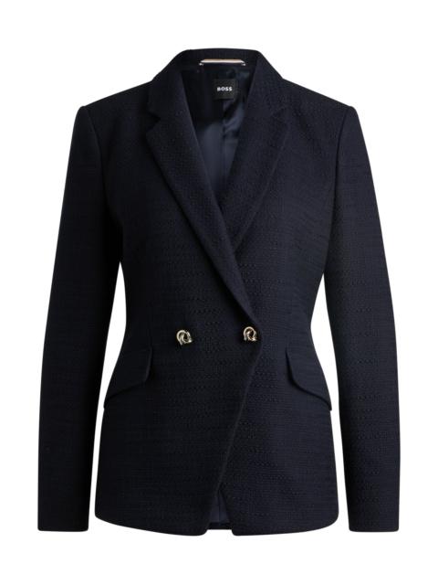 SLIM-FIT BLAZER IN TWEED