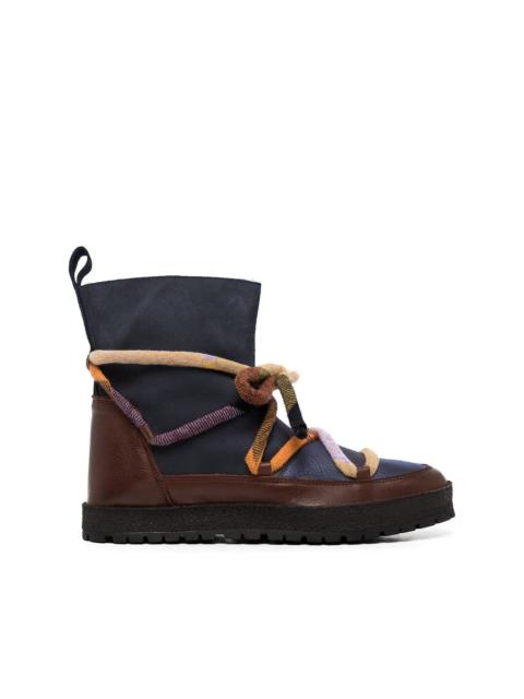 THE SUGAR BOOT - LEATHER BLUE