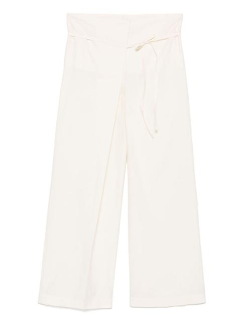 sculptural trousers