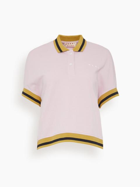 Short Sleeve Polo in Quartz