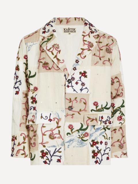 Patchwork Chintz Embroidered Blazer