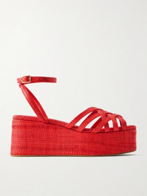 Channing Raffia Platform Sandals