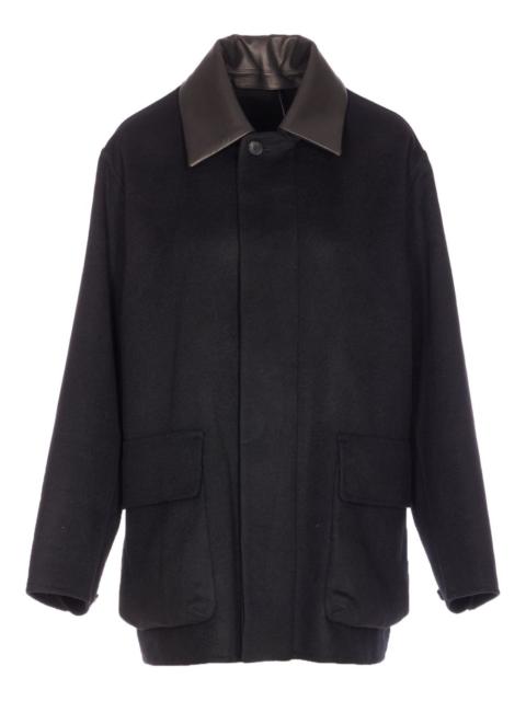 point-collar coat