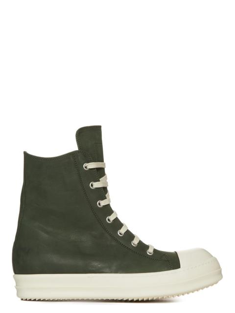high-top lace-up sneakers