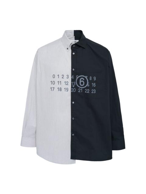 Long-Sleeved Poplin Shirt