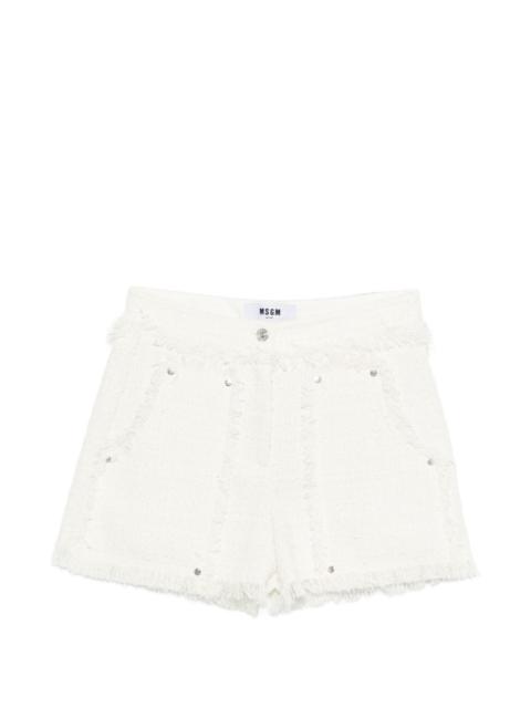 fringed-detail pocket shorts