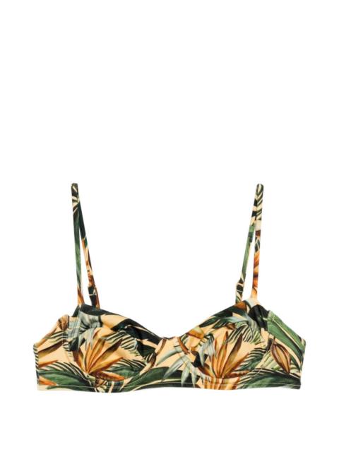 Tropical bikini top