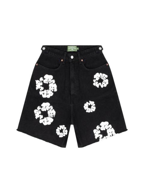 Denim Tears The Cotton Wreath Jean Short Black