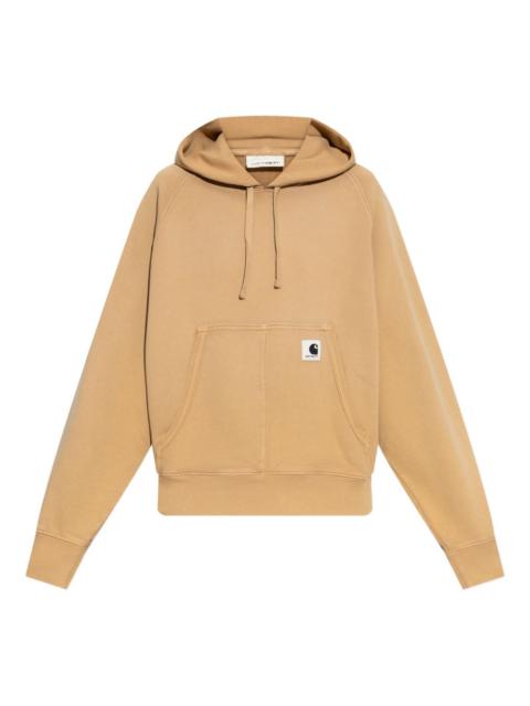 pocket-detail hoodie