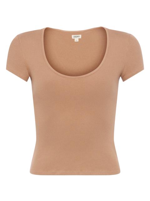 Brynlee Scoopneck Tee