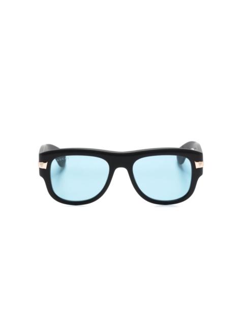 square-frame sunglasses