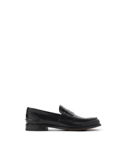 Robin perforated-design loafers