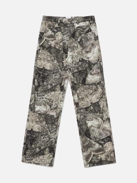 FOMES MOTH PRINT DOUBLE KNEE PANT