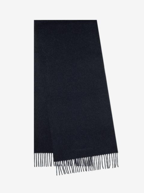 Blue pure cashmere scarf