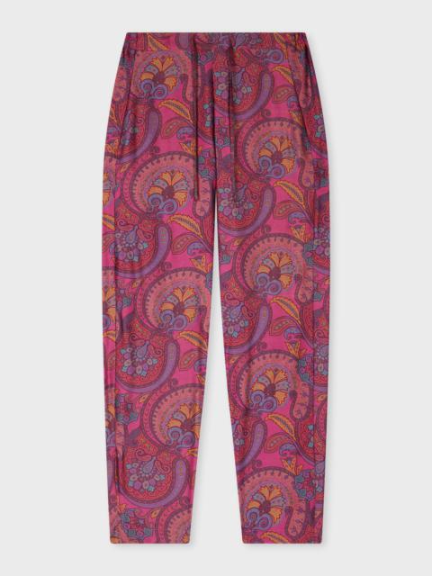 Daniel Hanson For Paul Smith - Paisley Silk Pyjama Trousers