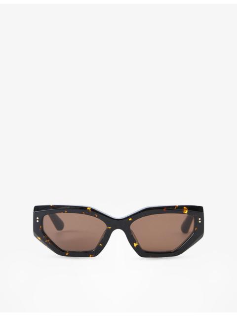 Souk Cat-Eye Tortoiseshell Acetate Sunglasses