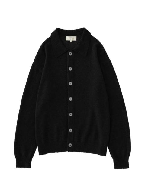 Hamto polo button cardigan