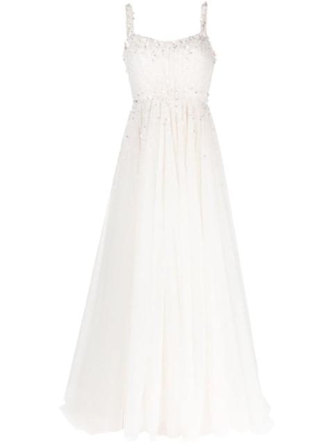 Astrid embellished-tulle bridal gown