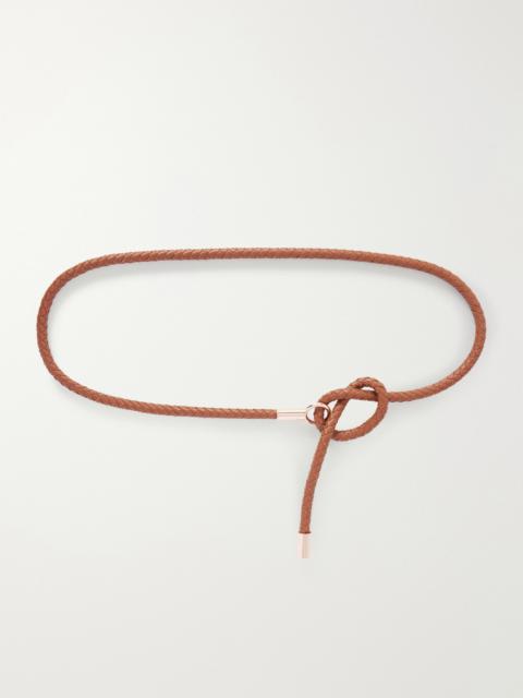 Rope Woven Leather Belt