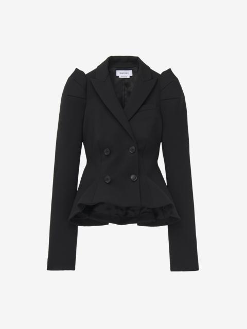 Shoulder Double-breasted Jacket