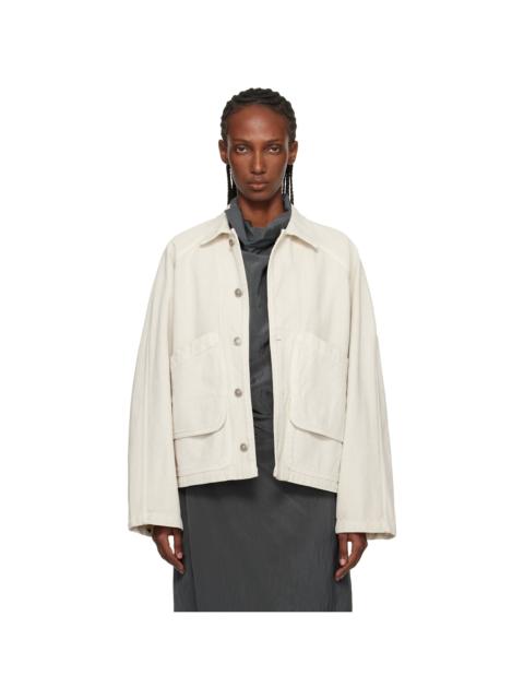 Off-White Garment-Dyed Denim Hunting Jacket