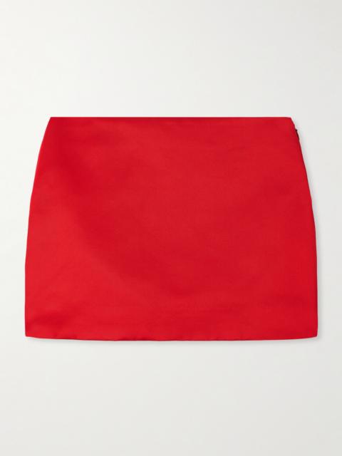 Silk-gabardine Mini Skirt