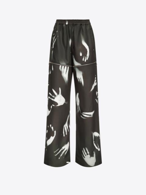 HANDPRINT SLIT TRACK PANT