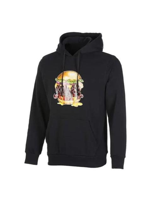Converse Burger Pullover Hoodie 'Black' 10022263-A01