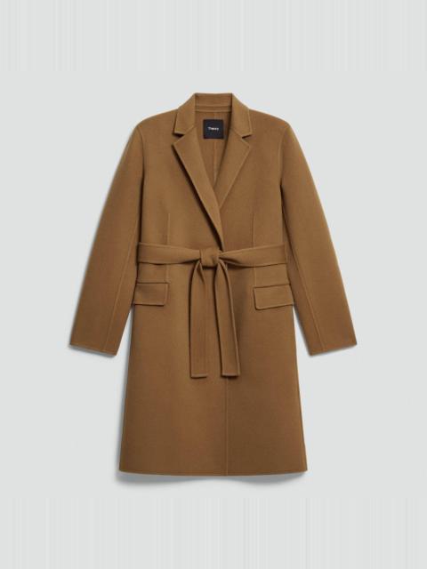 Belted Coat in Double-Face Wool-Cashmere