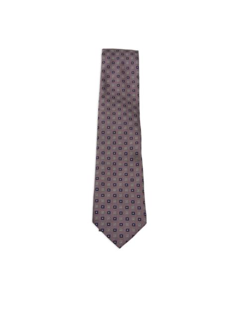 geometric-patterned tie