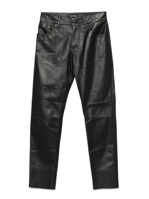 leather trousers