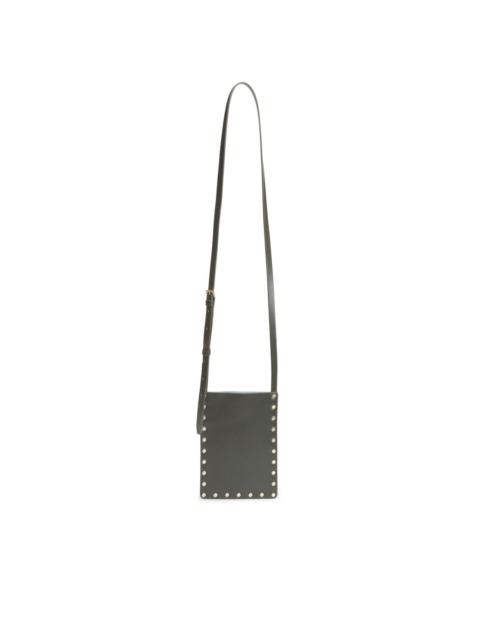 stud-embellished crossbody bag