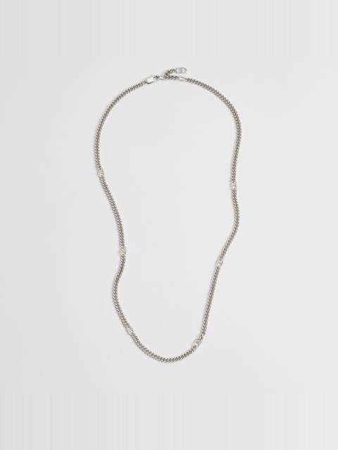 CD Icon Thin Chain Link Necklace