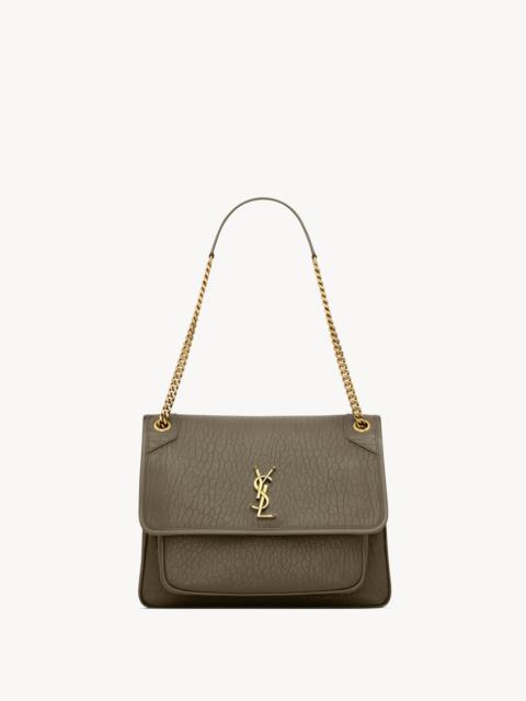 NIKI LARGE IN GRAINED LAMBSKIN