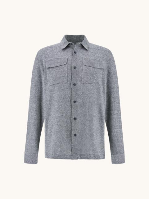 OVERSHIRT IN LINEN AND URUKAI COTTON