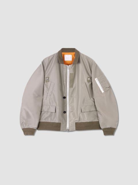 Nylon twill jacket