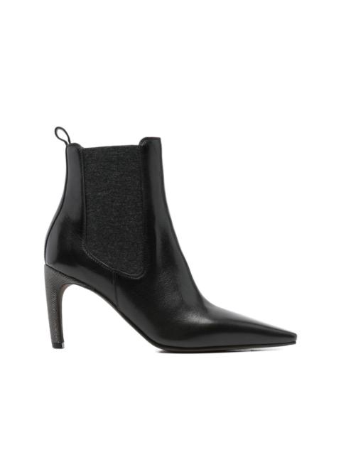 80mm pointed-toe chelsea boots