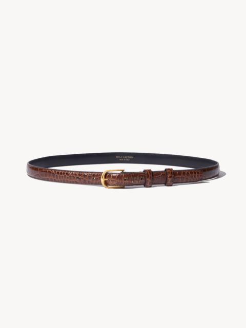 JANE'S BELT - CROC EMBOSSED CALFSKIN