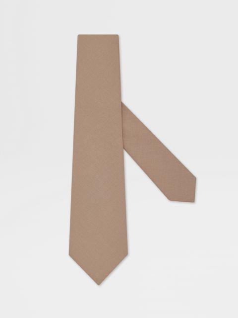 BEIGE LINEN TIE