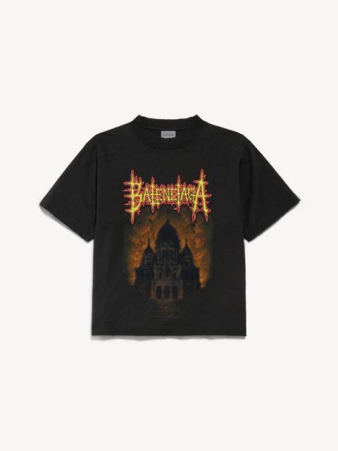 Women's Balenciaga Sacré Cœur T-shirt Medium Fit in Black