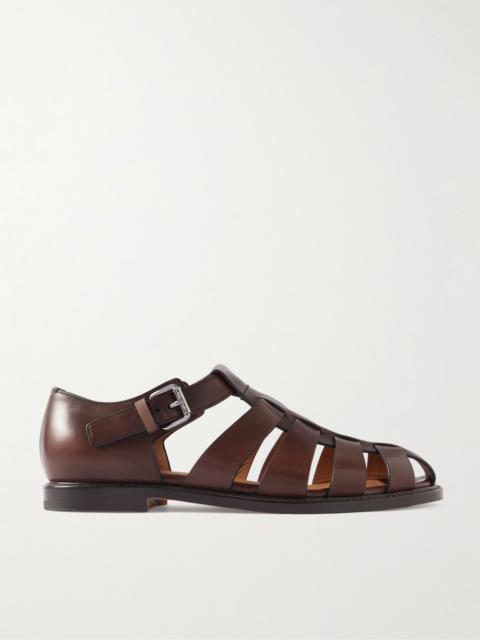 Fisherman Leather Sandals Brown
