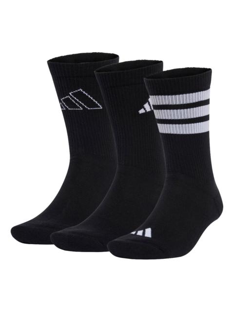 adidas Logo Socks 3 Pack 'Black' JI6315