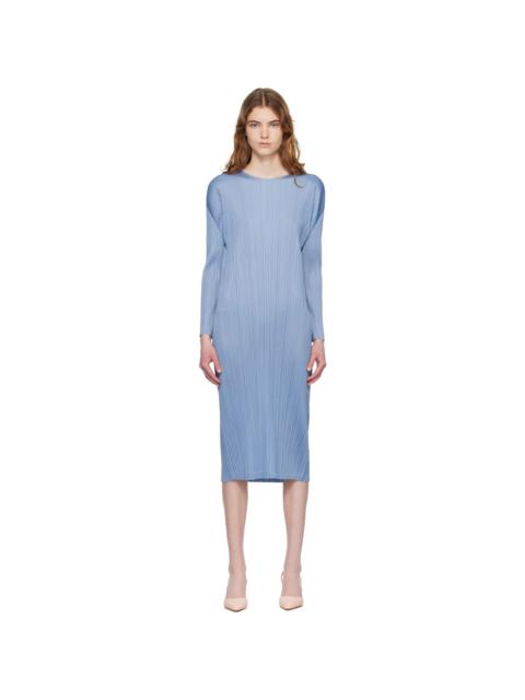 Blue Monthly Colors December Midi Dress