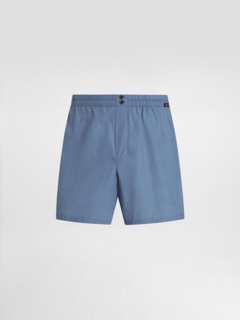 Cotton poplin boxer shorts