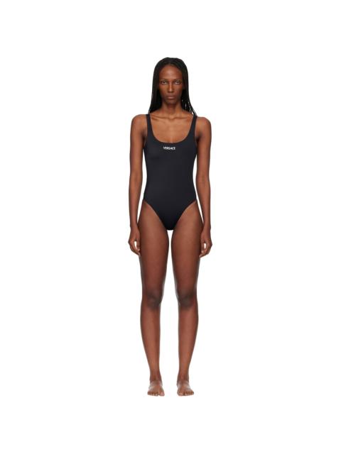 Black One-Piece Swimsuit
