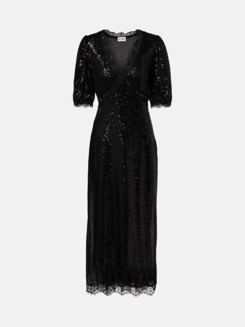 Verena sequined maxi dress