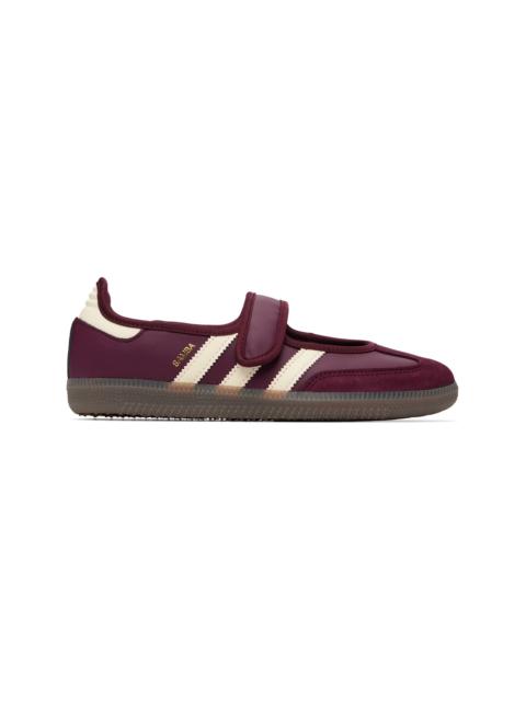 Burgundy Samba Jane Sneakers