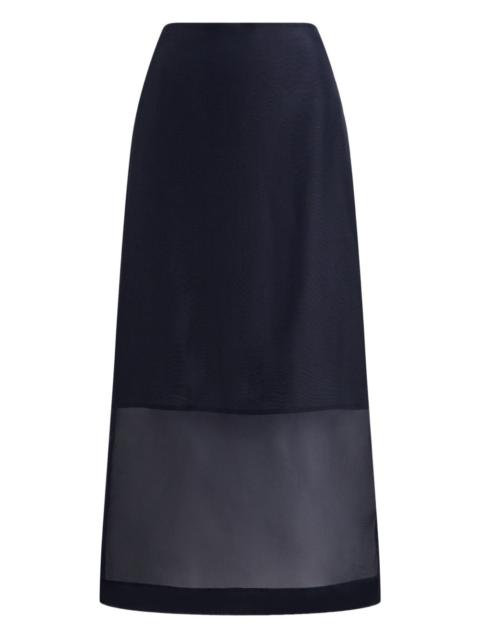 organza pencil skirt