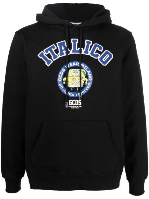 graphic-print hoodie